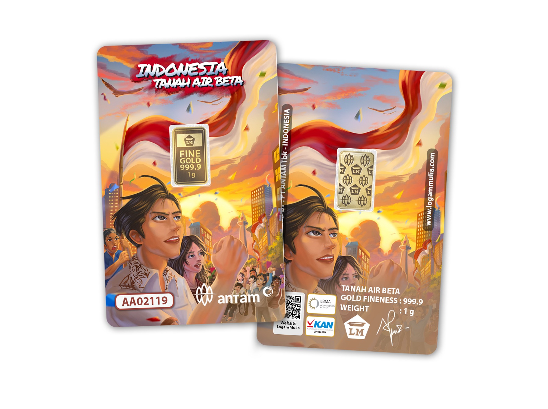 Indonesia Tanah Air Beta - 1 gr